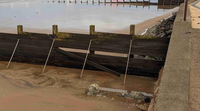 Désordres sur le littoral